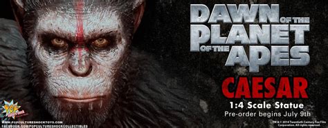 Pop Culture Shock Dawn of the Planet of the Apes Caesar Statue Preview - The Toyark - News