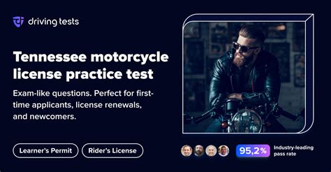 FREE Tennessee DMV Motorcycle Permit Practice Test 2024 | TN