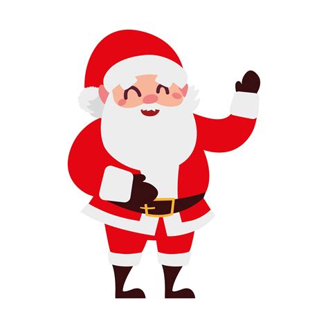 christmas santa claus funny cartoon character 2678776 Vector Art at ...