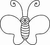 Easy Cute Butterfly Coloring Pages  Coloring Cool sketch template