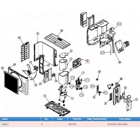 DAIKIN 4027033 CONTROL BOX ASSY. - Air Conditioners R Us