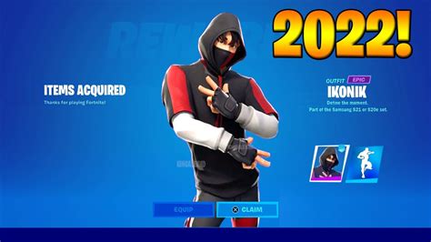 HOW TO GET IKONIK SKIN & SCENARIO EMOTE NOW FREE IN FORTNITE! - YouTube