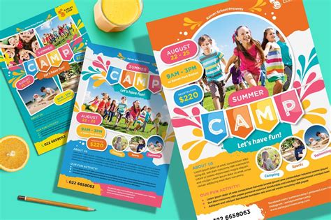 Kids Summer Camp Flyer Template PSD. Download Summer Camps For Kids, Summer Activities For Kids ...