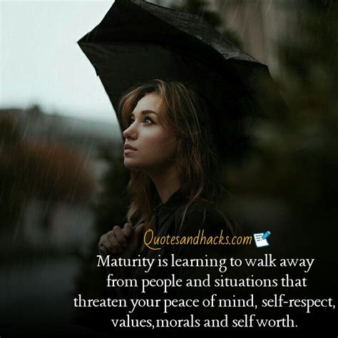 a woman holding an umbrella in the rain with a quote about learning to ...