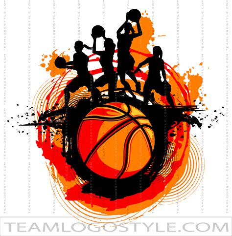 Girls Basketball Clip Art Design | Vector Format | JPG EPS