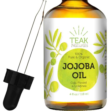 Organic Jojoba Oil - 4 oz – Teak Naturals