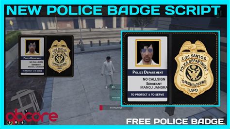 QBCore New Police Badge *FREE* | FiveM Roleplay Scripts | FiveM Tutorial 2023 | MJ DEVELOPMENT ...