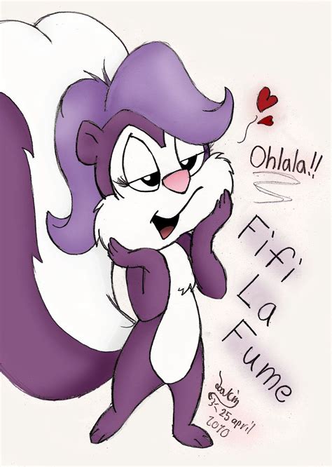 Fifi la fume 3 by Joakaha on deviantART | Cool cartoons, Skunk drawing, Disney cartoons