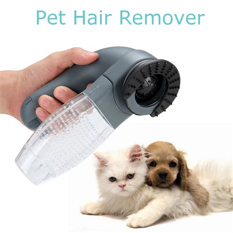 Mini Portable Cordless Electric Pet Hair Remover Tool Pet Hair Vacuum Cleaner Remover Shedding ...