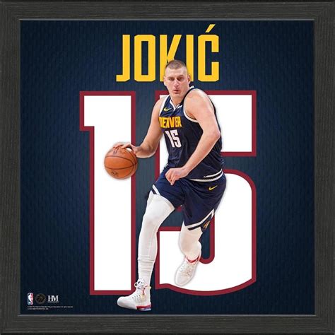 Nikola Jokic Nuggets "Impact Jersey" Custom Framed Photo | Pristine Auction