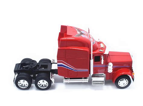 Welly 1:32 Peterbilt 379 Semi Tractor Trailer Diecast Model Truck Red New | eBay