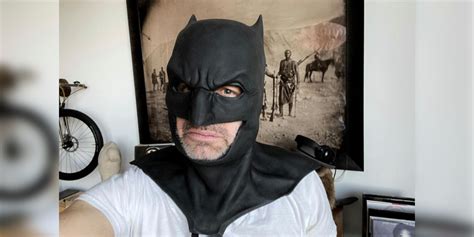 Zack Snyder Wears Ben Affleck's Batman Cowl In New Image