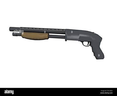 Shotgun as a repeater rifle Stock Photo - Alamy