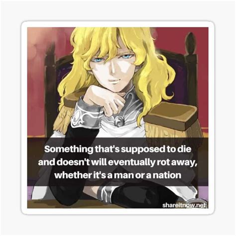 "Reinhard von Lohengramm quote" Sticker for Sale by KamboArt | Redbubble