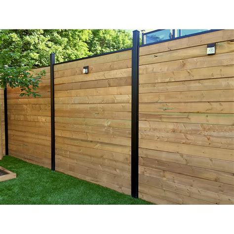 Slipfence Horizontal Channel kit for 6 ft. high fence | The Home Depot Canada