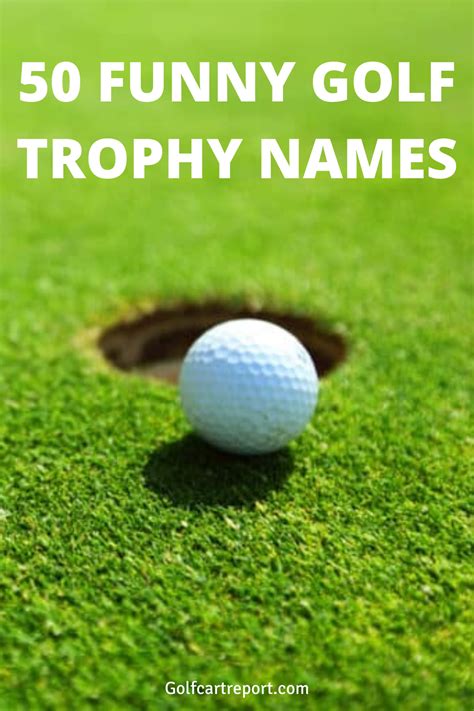 50 FUNNY GOLF TROPHY NAMES (UPDATED 2022) | Golf trophies, Golf humor ...