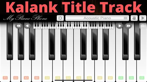 Kalank (Title Track) on Piano | Arijit Singh | Mobile Piano Tutorial - YouTube