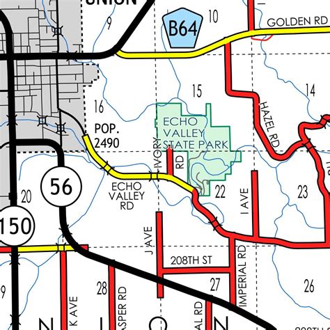 Fayette County, Iowa Map by Iowa Department of Transportation | Avenza Maps