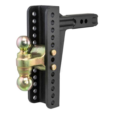 CURT 45926 Adjustable Trailer Hitch Ball Mount, 2-Inch Receiver, 10-1/8 ...