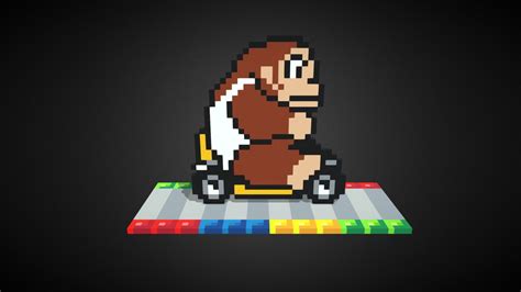 SMK005 - Super Mario Kart Donkey Kong Jr. - Buy Royalty Free 3D model ...