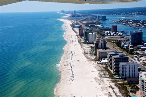 View of Perdido Key Florida and Alabama Beaches