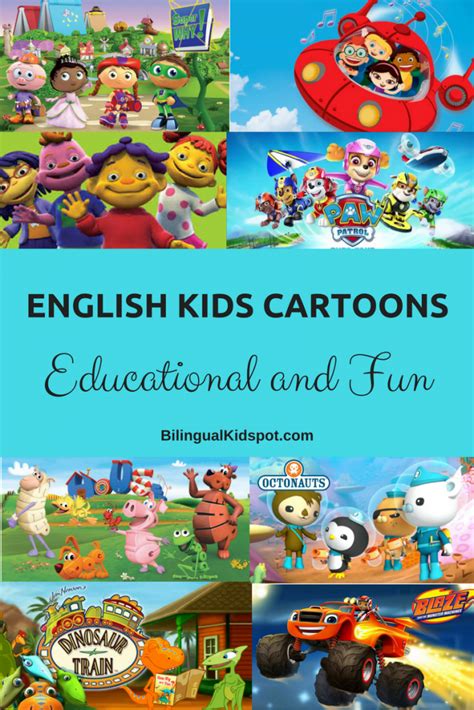 Top 10 Educational Cartoons for Kids in English