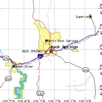 Rock Springs, Wyoming (WY) ~ population data, races, housing & economy