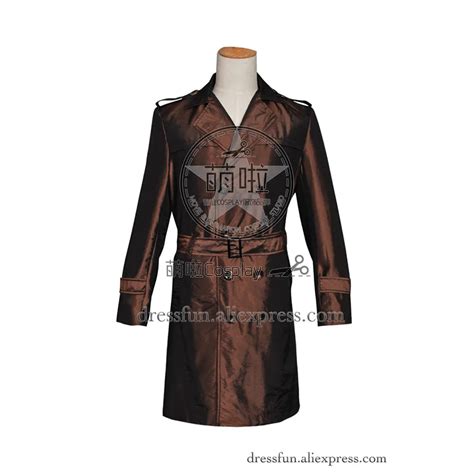 Watchman Cosplay Rorschach Costume New Outfits Uniform Suit Brown Trench Coat Halloween Fashion ...