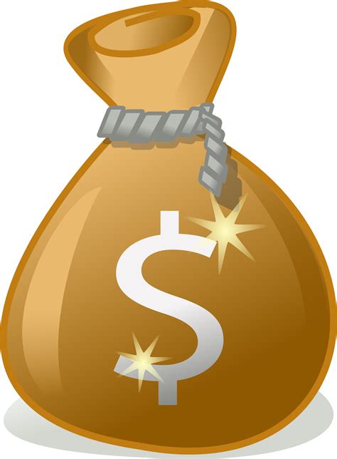 Clipart - money bag