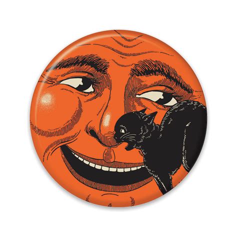 Beistle Halloween-Vintage Decor/Vintage Halloween Goblin Button, Size =2"