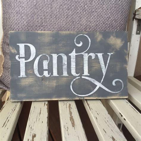 Pantry Sign Rustic Pantry Sign Wood Farmhouse Sign Pantry