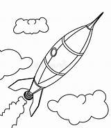 24  Simple Rocket Coloring Page sketch template