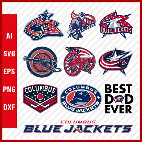 Columbus Blue Jackets Svg, NHL National Hockey League Team Svg Logo Cl ...