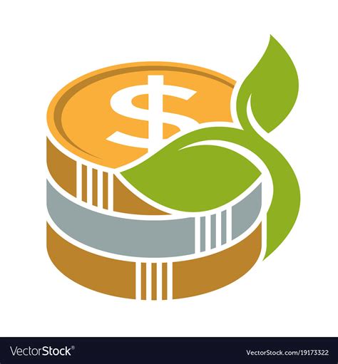 Logo icon for financial investment business Vector Image