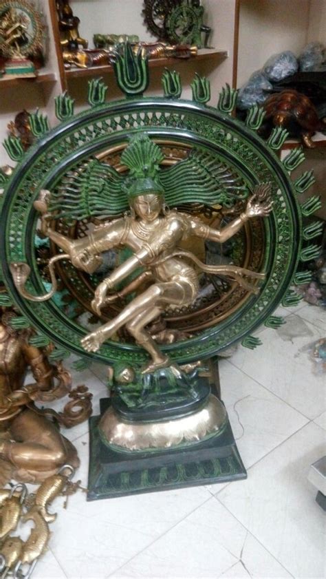 Golden (Gold Plated) Brass Natraj Statue at Rs 950/piece in New Delhi | ID: 8896121497