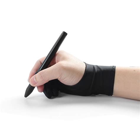 Artist Design Anti Fouling Two Fingers Glove For Wacom Tablet Drawing | eBay