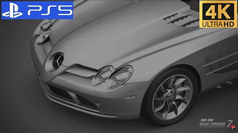 Gran Turismo 7 - Mercedes SLR McLaren engine sound + interior & exterior - YouTube