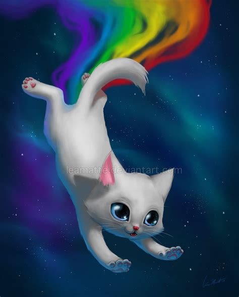 Nyan Cat by leamatte on deviantART | Nyan cat, Cute cats, Cat art