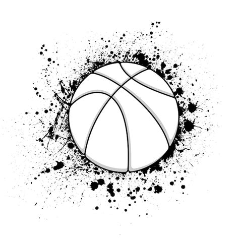 Premium Vector | Basketball grunge symbol