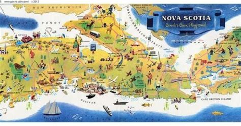 Illustrated Map lunenburg nova scotia | Lunenburg nova scotia, Nova scotia tourism, Nova scotia