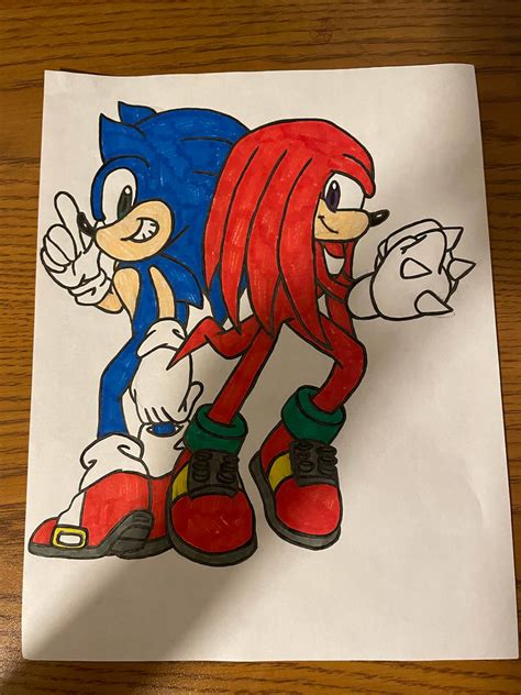 Sonic and Knuckles by Muthoni16 on DeviantArt