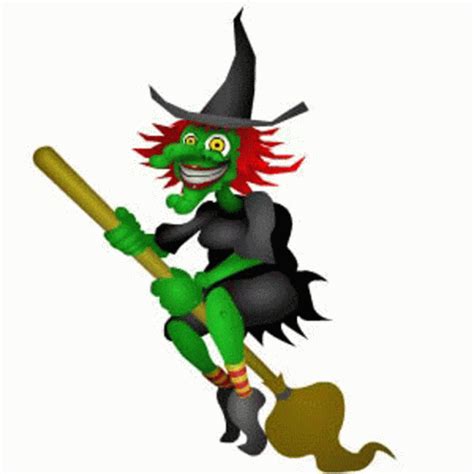 Witch Broom GIF - Witch Broom Cartoon - Discover & Share GIFs