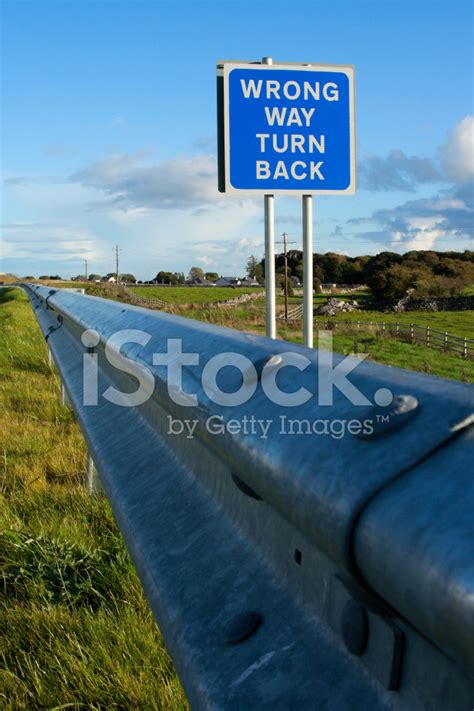 Road Sign ' Wrong Way' Stock Photo | Royalty-Free | FreeImages