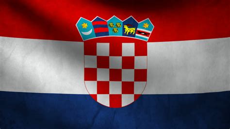 Old Croatia Flag waving 27954615 Stock Video at Vecteezy