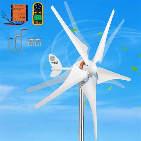 VEVOR, 12V/AC Turbine Kit, 400W Wind Power Generator with MPPT ...