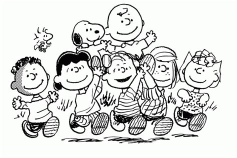 Free Peanuts Characters coloring pages, Download Free Peanuts Characters coloring pages png ...