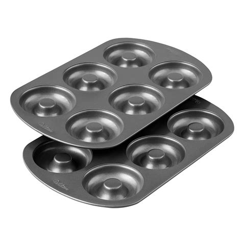 Wilton Non-Stick 6-Cavity Donut Baking Pans, 2-Count - Walmart.com ...