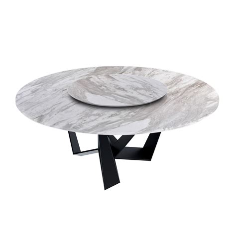 Triangle Marble Dining Table With Black Metal Base (6-seaters) | ubicaciondepersonas.cdmx.gob.mx