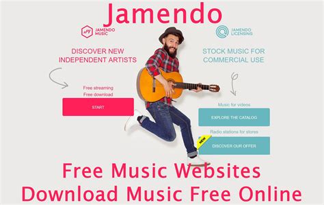 Jamendo - Free Music Websites | Free music websites, Music websites, Free music