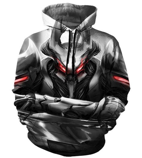 League Of Legends Nocturne Hoodies - Pullover Black Hoodie - Anime ...